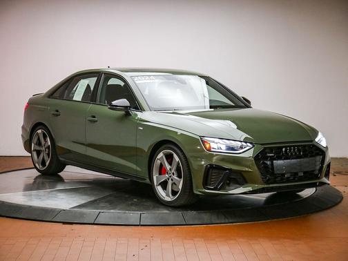 District Green Metallic 2024 Audi A4 45 S line Premium Plus
