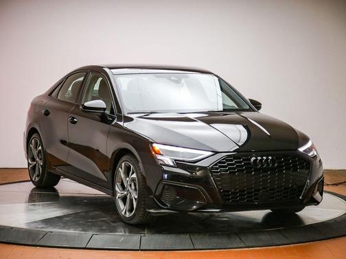 Mythos Black Metallic 2023 Audi A3 Premium