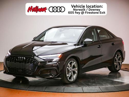 Mythos Black Metallic 2023 Audi A3 Premium