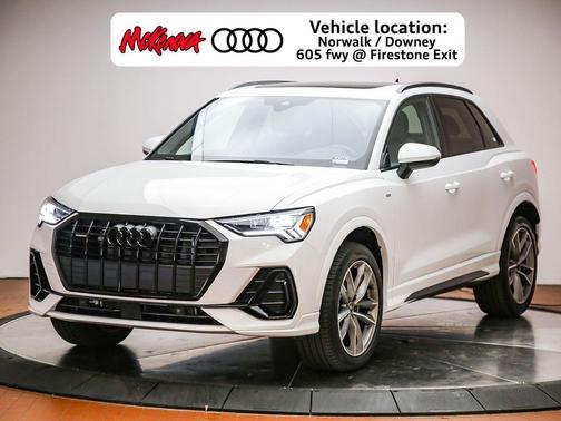 Arkona White 2025 Audi Q3 Premium 45 TFSI S line quattro Tiptronic