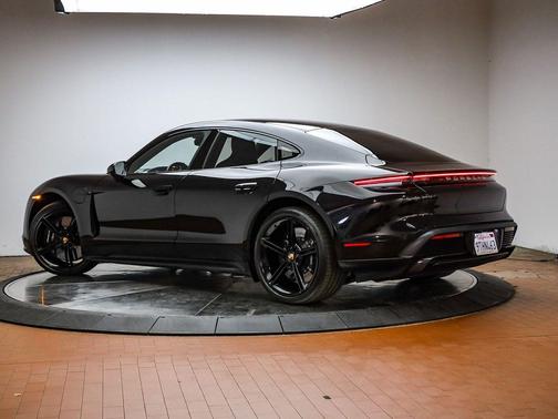 Black 2021 Porsche Taycan Turbo S