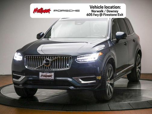Denim Blue Metallic 2023 Volvo XC90 Recharge Plug-In Hybrid T8 Plus Bright Theme 7-Seater
