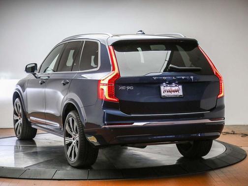 Denim Blue Metallic 2023 Volvo XC90 Recharge Plug-In Hybrid T8 Plus Bright Theme 7-Seater