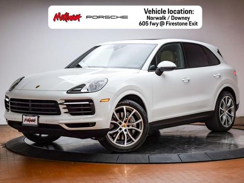 White 2022 Porsche Cayenne Platinum Edition