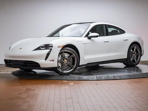 White 2022 Porsche Taycan 4S
