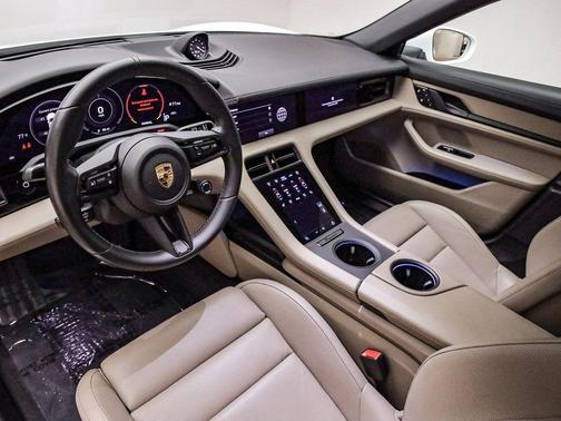 White 2022 Porsche Taycan 4S