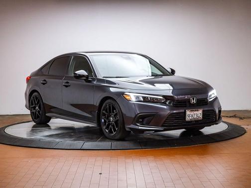 Meteorite Gray Metallic 2023 Honda Civic Sport