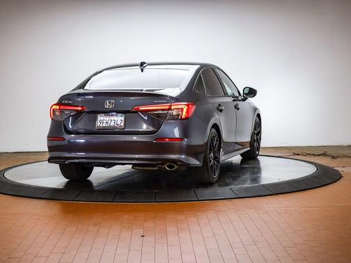 Meteorite Gray Metallic 2023 Honda Civic Sport