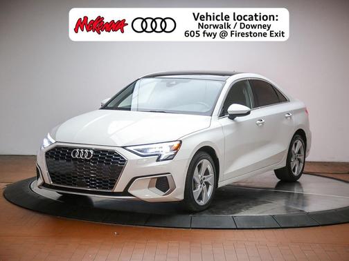 Ibis White 2023 Audi A3 Premium