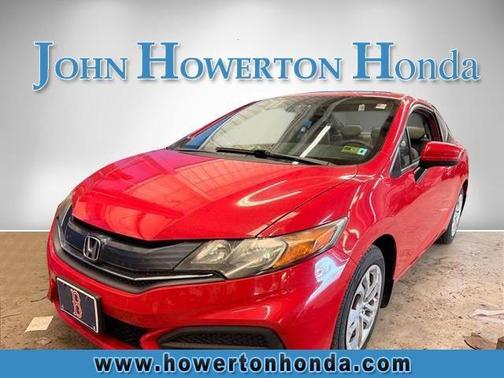 Red 2015 Honda Civic LX