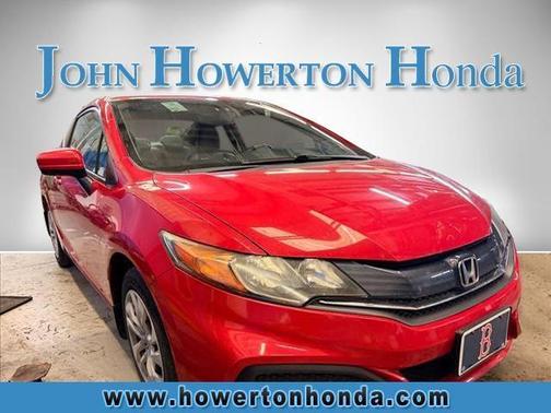 Red 2015 Honda Civic LX