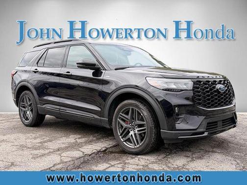 Black Metallic 2025 Ford Explorer ST-Line