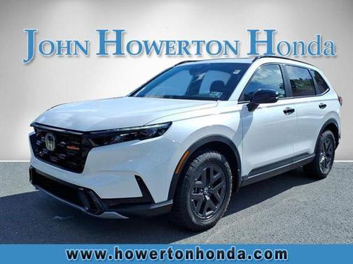 Platinum White 2026 Honda CR-V Hybrid TrailSport