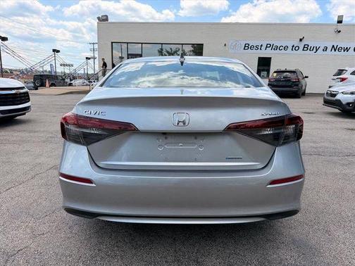 Solar Silver Metallic 2025 Honda Civic Hybrid