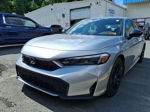 Solar Silver Metallic 2025 Honda Civic Hybrid