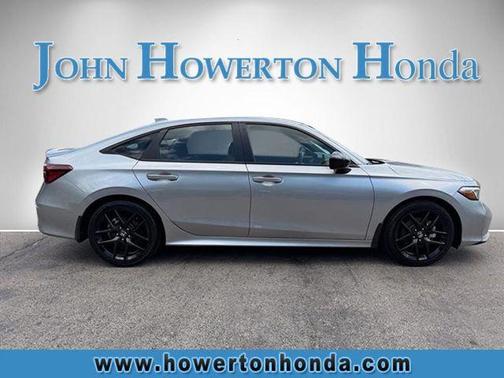 Solar Silver Metallic 2025 Honda Civic Hybrid