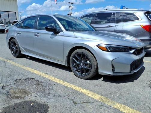 Solar Silver Metallic 2025 Honda Civic Hybrid