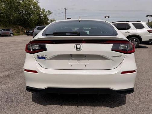 Platinum White Pearl 2024 Honda Civic Sport