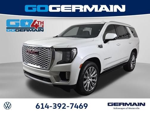 White Frost Tricoat 2022 GMC Yukon Denali