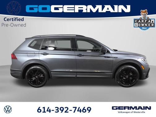 Platinum Gray Metallic 2024 Volkswagen Tiguan 2.0T SE R-Line Black 4MOTION