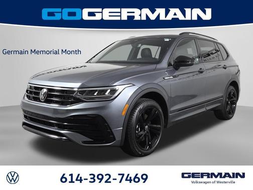 Platinum Gray Metallic 2024 Volkswagen Tiguan 2.0T SE R-Line Black 4MOTION