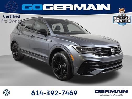 Platinum Gray Metallic 2024 Volkswagen Tiguan 2.0T SE R-Line Black 4MOTION