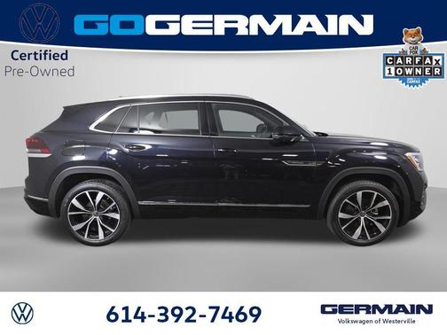 Deep Black Pearl 2025 Volkswagen Atlas Cross Sport 2.0T SEL Premium