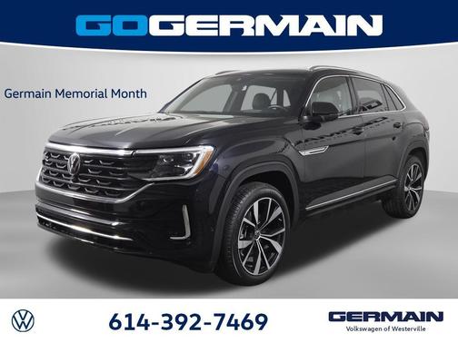 Deep Black Pearl 2025 Volkswagen Atlas Cross Sport 2.0T SEL Premium