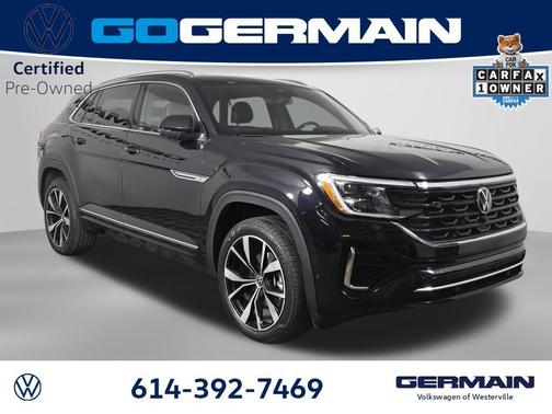 Deep Black Pearl 2025 Volkswagen Atlas Cross Sport 2.0T SEL Premium