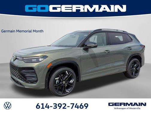 Avocado Green w/Deep Black Roof 2026 Volkswagen Tiguan 2.0T SE R-Line Black 4MOTION SUV