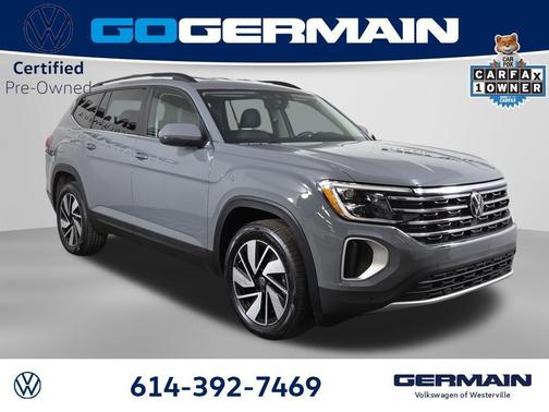 Pure Gray 2025 Volkswagen Atlas 2.0T SE w/Technology 4MOTION