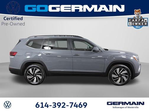 Pure Gray 2025 Volkswagen Atlas 2.0T SE w/Technology 4MOTION