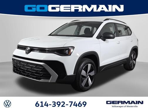 Pure White 2025 Volkswagen Taos 1.5T S