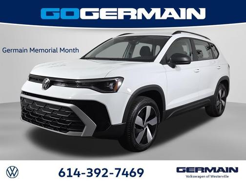 Pure White 2025 Volkswagen Taos 1.5T S