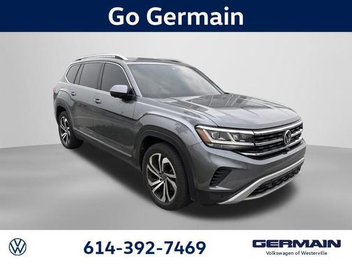 Platinum Gray Metallic 2021 Volkswagen Atlas SEL Premium