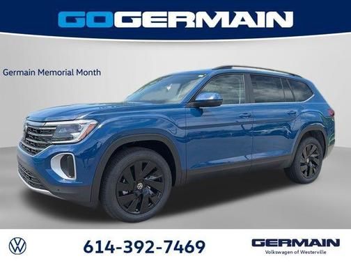 Mountain Lake Blue Metallic 2026 Volkswagen Atlas 2.0T SE w/Technology 4MOTION
