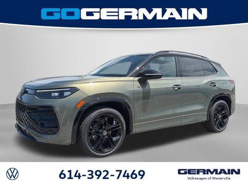 Avocado Green w/Deep Black Roof 2026 Volkswagen Tiguan 2.0T SE R-Line Black