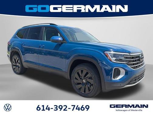 Mountain Lake Blue Metallic 2026 Volkswagen Atlas 2.0T SE w/Technology 4MOTION