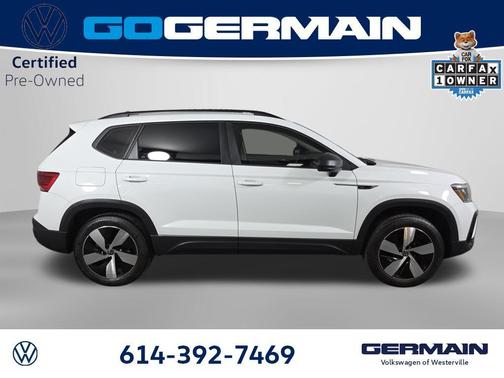 Pure White 2024 Volkswagen Taos 1.5T S