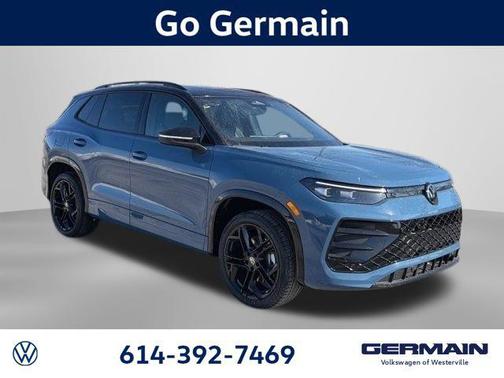 Monterey Blue with Deep Black Roof 2026 Volkswagen Tiguan 2.0T SE R-Line Black 4MOTION