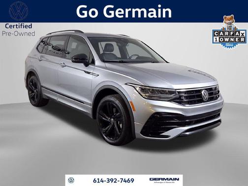 Silver Metallic 2024 Volkswagen Tiguan 2.0T SE R-Line Black 4MOTION