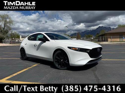 Snowflake White Pearl Mica 2026 Mazda Mazda3 AWD Hatchback