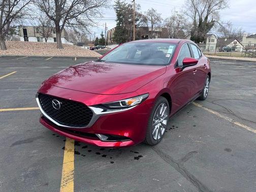 Soul Red Crystal Metallic 2026 Mazda Mazda3 FWD w/Preferred Package