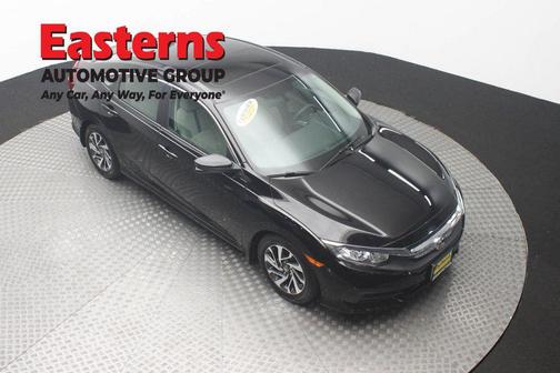 Black 2017 Honda Civic EX