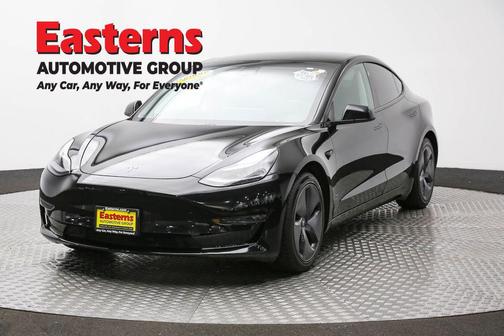 Solid Black 2021 Tesla Model 3 Standard Range Plus