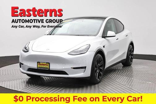 Pearl White Multi-Coat 2021 Tesla Model Y Long Range Dual Motor All-Wheel Drive