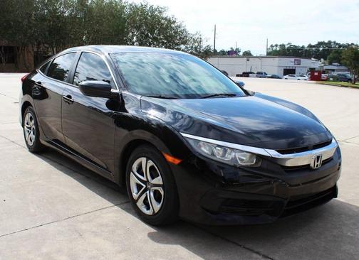 Crystal Black Pearl 2016 Honda Civic LX