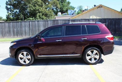 Maroon 2012 Toyota Highlander Limited