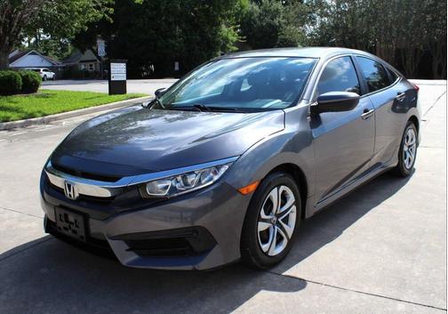 Modern Steel Metallic 2016 Honda Civic LX