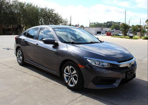 Modern Steel Metallic 2016 Honda Civic LX